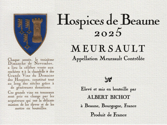 Meursault - Hospices de Beaune 2025