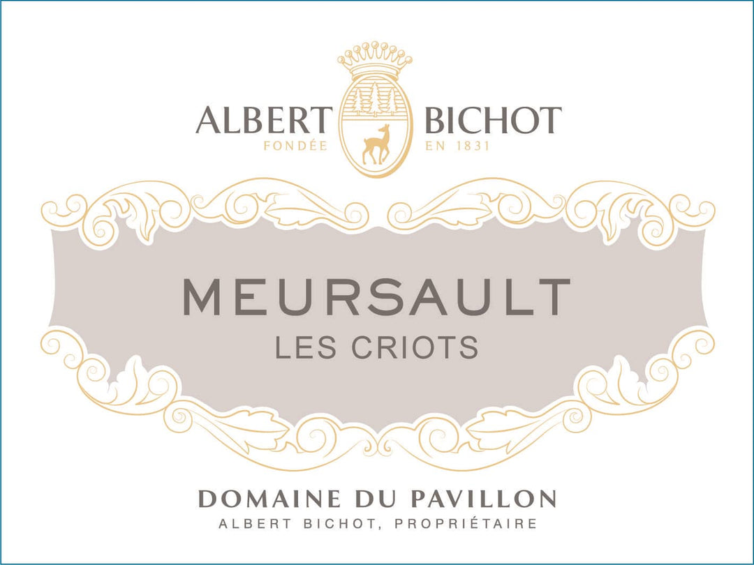 Meursault Les Criots - Domaine du Pavillon Albert Bichot - vin primeur 2024